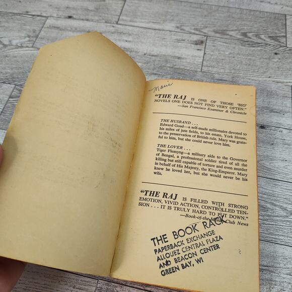 The Raj by Donald Robinson 1972 Fawcett Crest Historical Romance Adventure PB - Picture 3 of 12